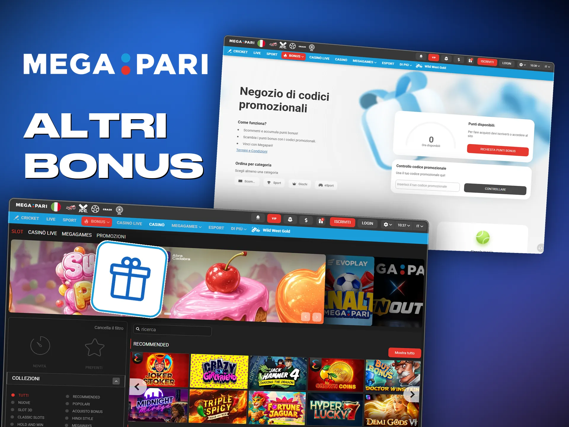Anche chi gioca da tempo riceve cashback e bonus sulla ricarica
